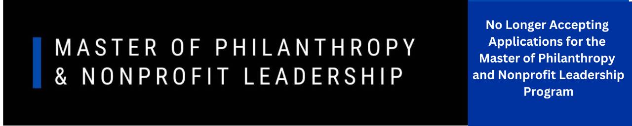 Master of Philanthropy